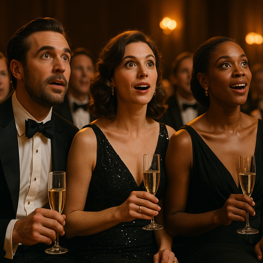 Immersive cabaret dancers creating atmosphere for a luxury brand activation event in Chicago