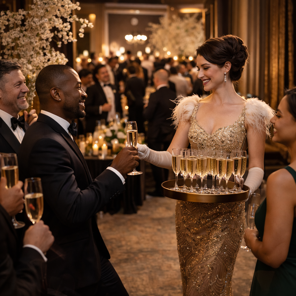 Upscale party entertainment in Chicago with stylish live show experience