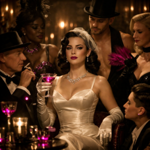 Speakeasy Bachelorette Party Chicago Vaudezilla Elegant Chicago speakeasy bachelorette party with performers and vintage cabaret atmosphere