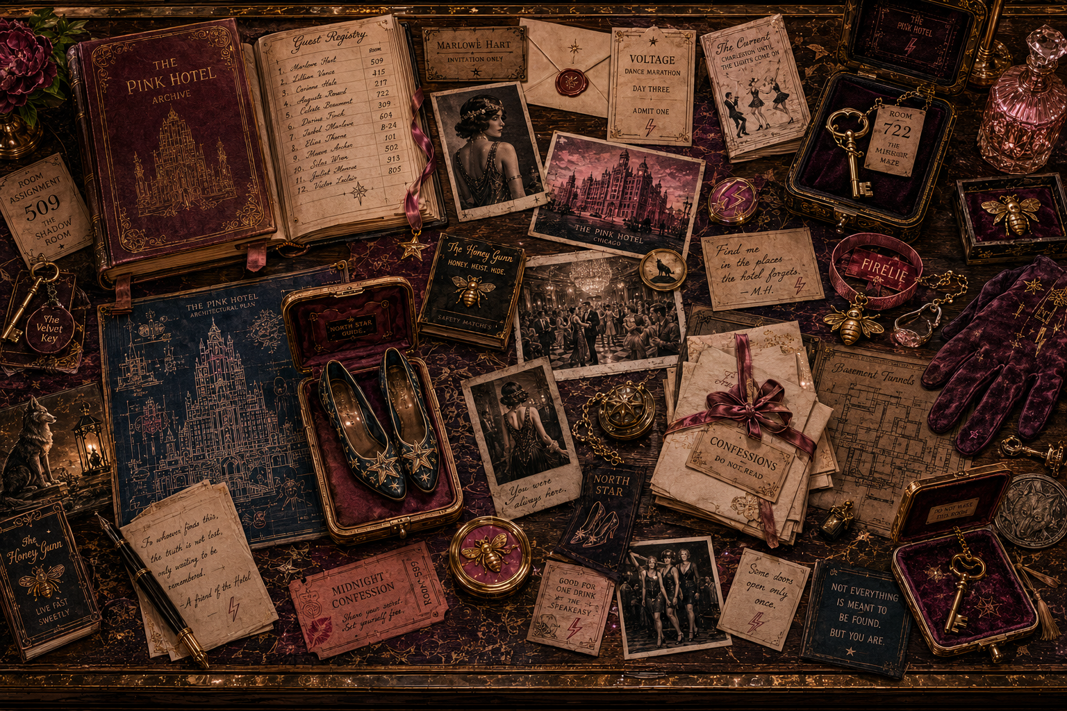 Grand archive filled with books and recovered records.