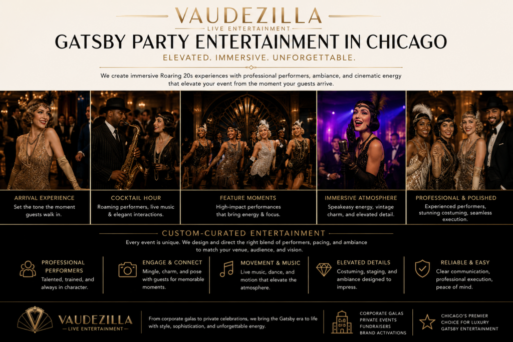 Vaudezilla Gatsby Entertainment Chicago