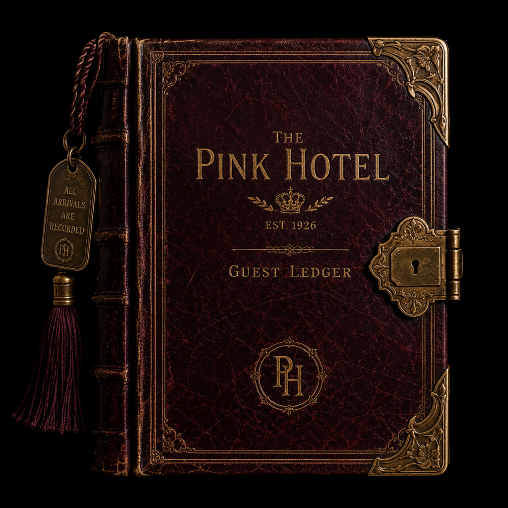 Pink Hotel Guest Book